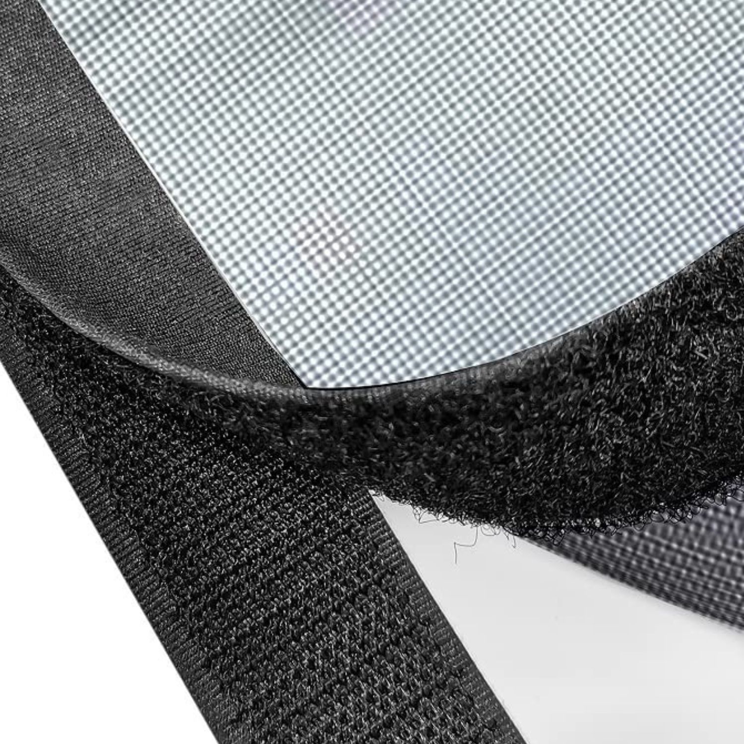DIY Adjustable Window Screens - Black Frame - Standard Mesh (Grey Mesh) - 39in x 39in, image 3