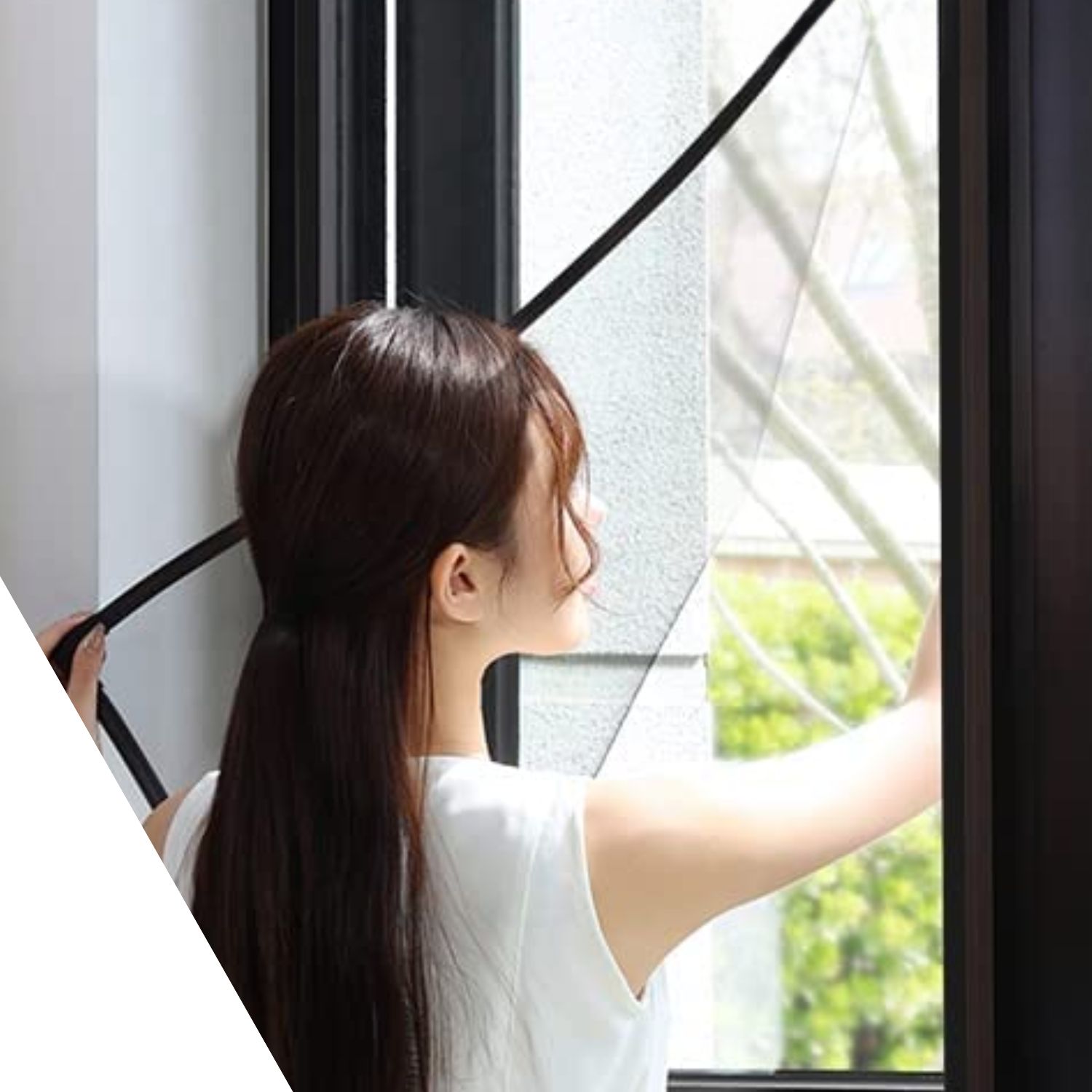 DIY Adjustable Window Screens