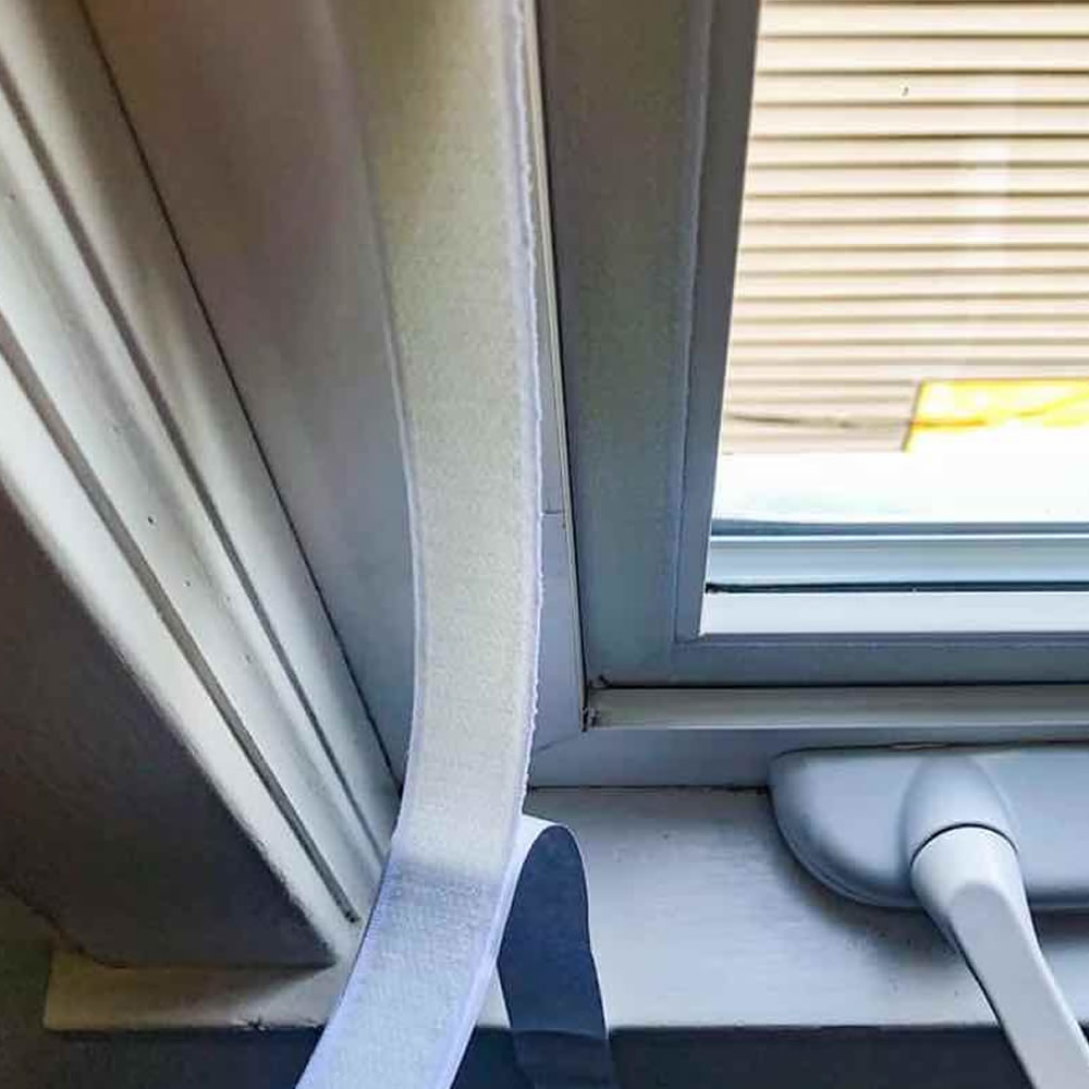 DIY Adjustable Window Screens - Black Frame - Standard Mesh (Grey Mesh) - 39in x 39in, image 6