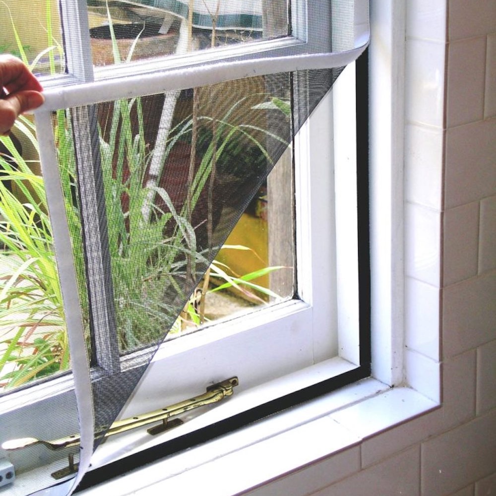 Window Mesh For Cats - White Frame - 19" x 19", image 4